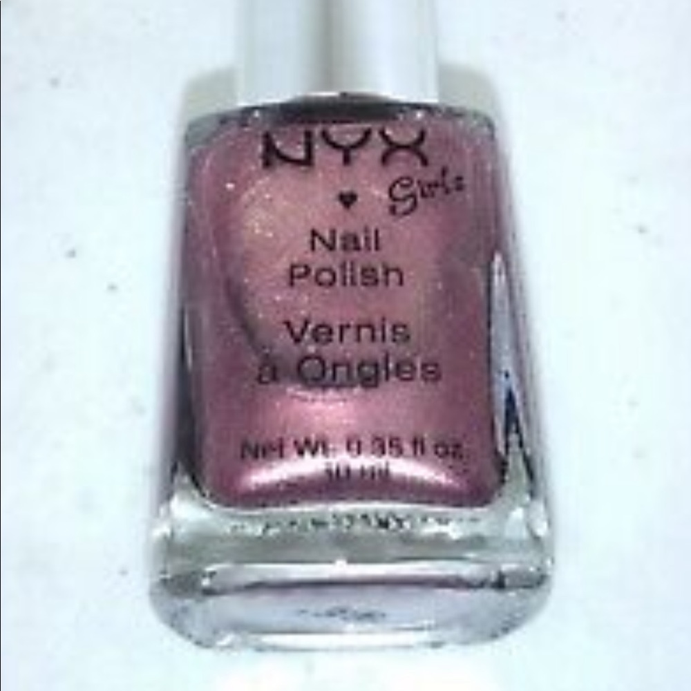 NWOB NYX NAIL POLISH GLITTER RED BEAN SLUSH